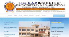Desktop Screenshot of davphysiotherapy.org